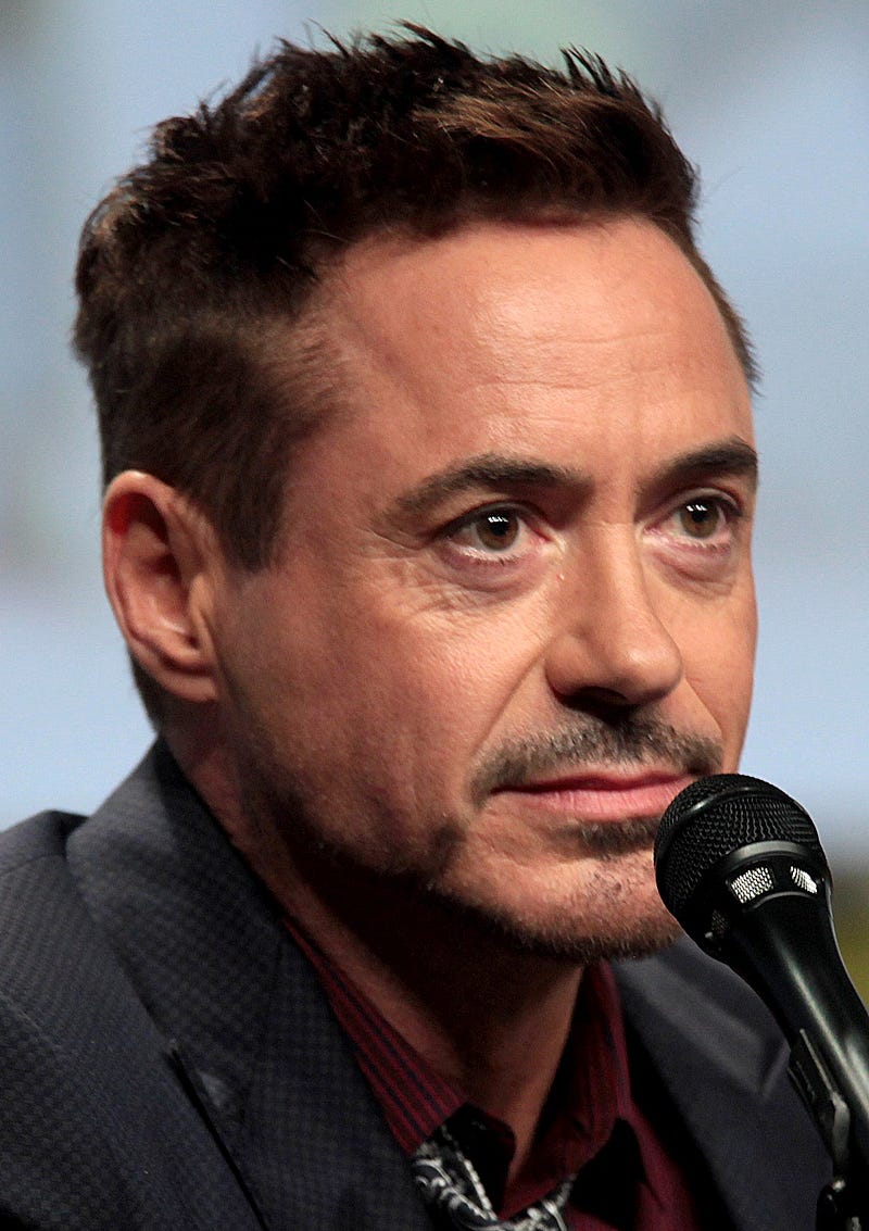 Robert Downey Jr. navigating his emotional journey