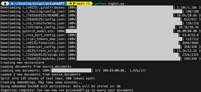 Command line interface to interact with documents