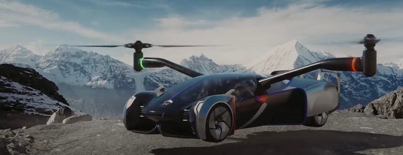 Next-generation XPENG flying car concept