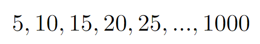 Multiples of 5 contributing to trailing zeros