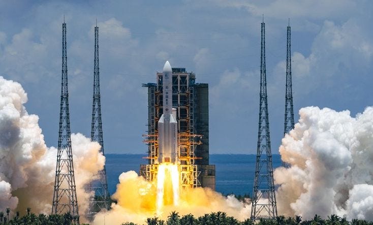 Launch of Tianhe core module for the Chinese Space Station