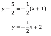 Intersection of tangent line and curve