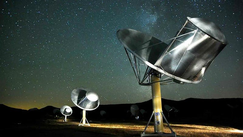 Visualization of the Allen Telescope Array.