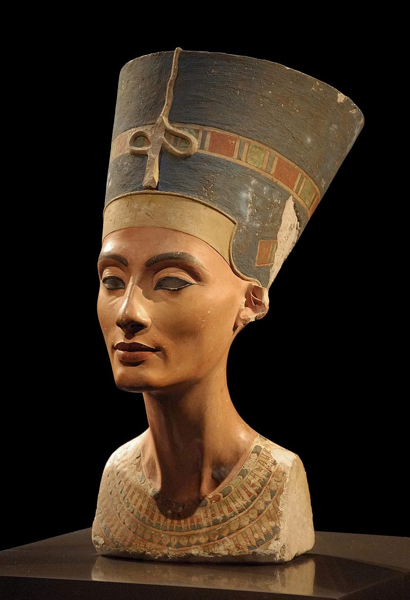 Artistic representation of Nefertiti