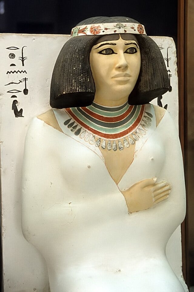 Comparison of ancient Egyptian beauty ideals