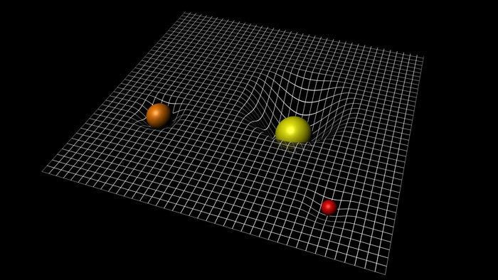 Space-time distortion caused by black holes