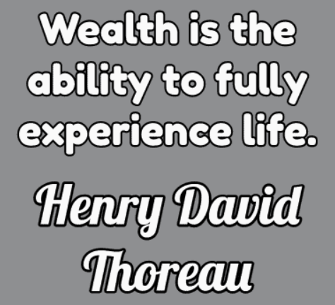 Insightful quotes about wealth and freedom