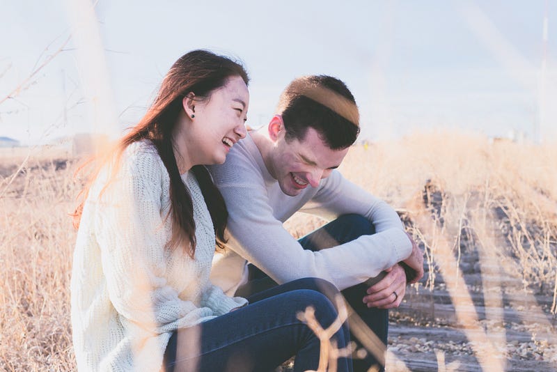 Couple enjoying a moment together