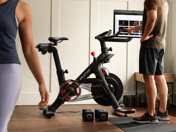 Peloton equipment setup for home workouts