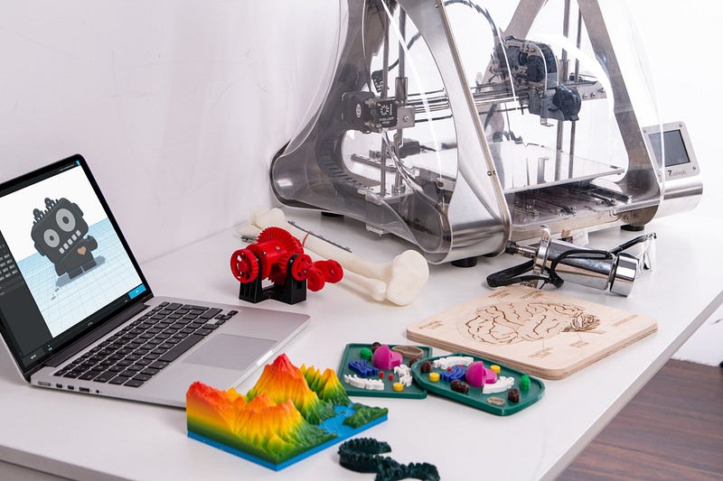 3D printer showcasing innovative designs