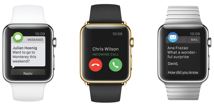 Apple Watch messaging features