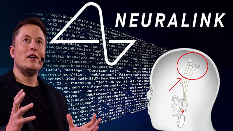 Neuralink device presented by Elon Musk