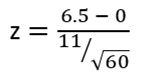 P-value calculation