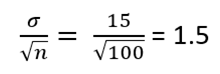 Standard deviation related to confidence intervals