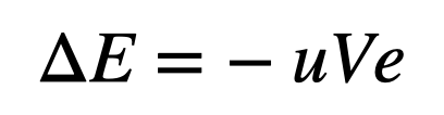 Energy density equation