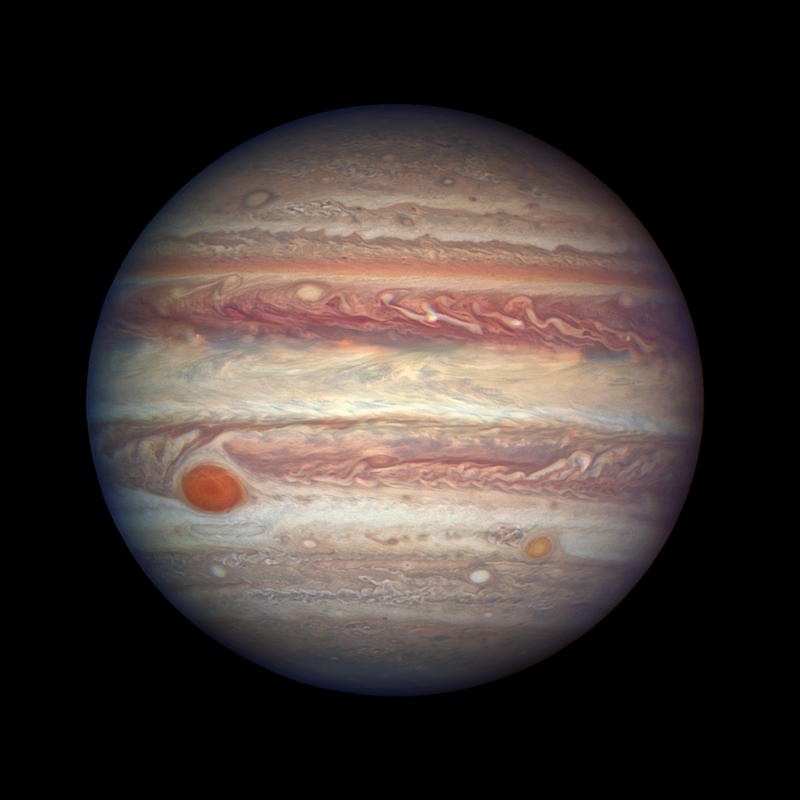 Hubble's image of Jupiter