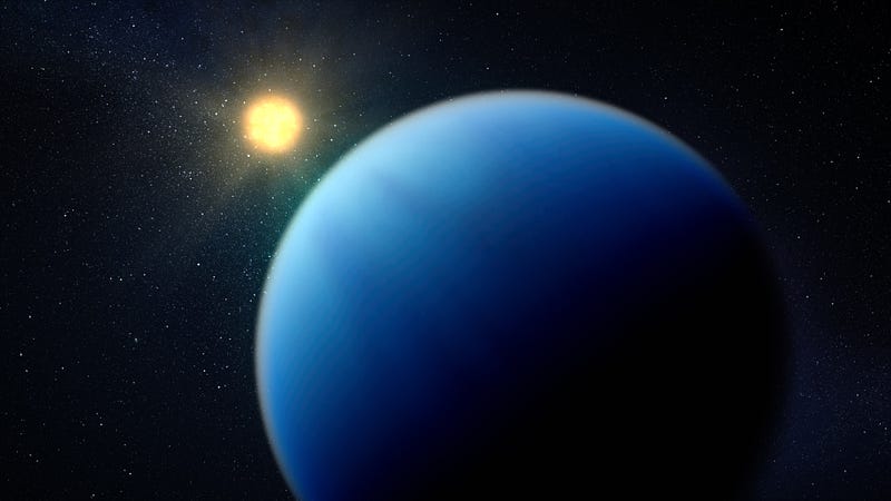 Artist's conception of exoplanet TOI-421 b