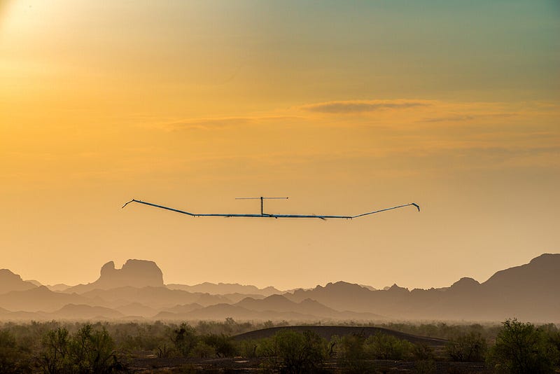 Airbus Zephyr solar-powered airplane.