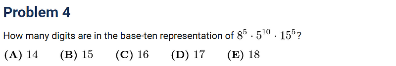 Counting Digits Problem from AMC 12A