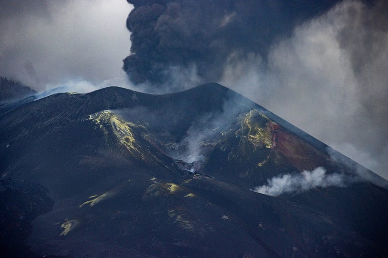 Volcanic landscape of La Palma