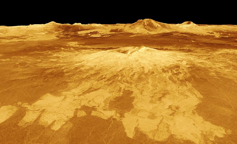 3D model of Venus' surface