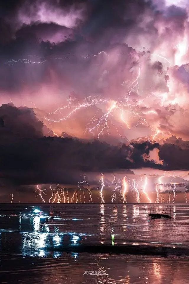 Eternal thunderstorms in Catatumbo, Venezuela