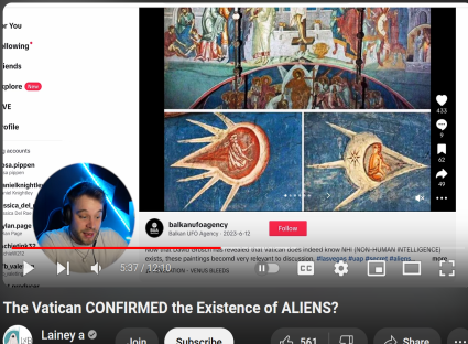 Enthusiastic reactions to ancient alien theories