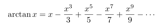 Leibniz Formula for Pi