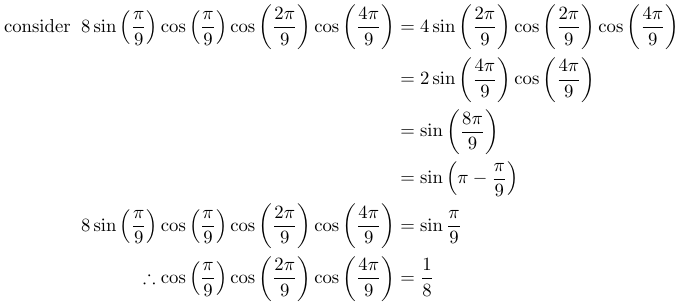 Cambridge's solution for Part (i)