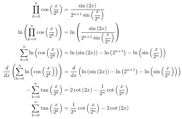 Logarithmic approach for Part (ii)