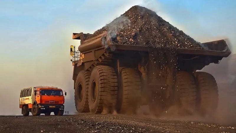 BELAZ75710 mining dump truck