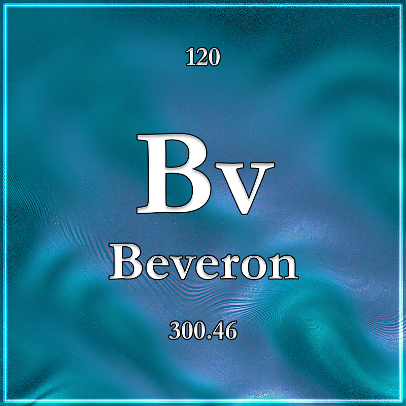 Beveron, a rare element discovered beneath the oceans