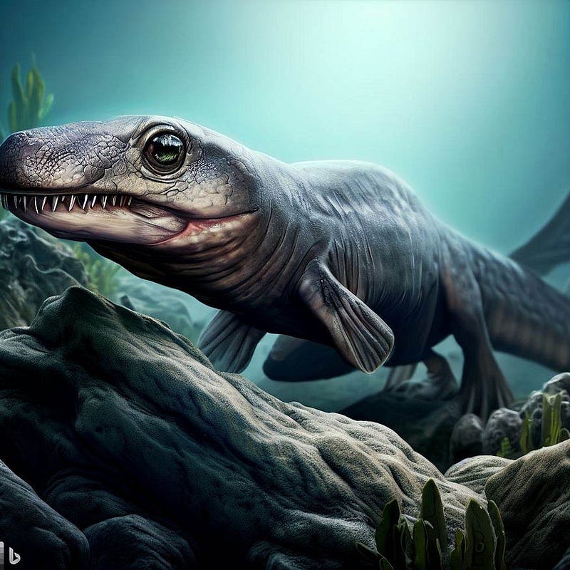 Tiktaalik — Created by the Author with AI — Microsoft Bing Image Creator