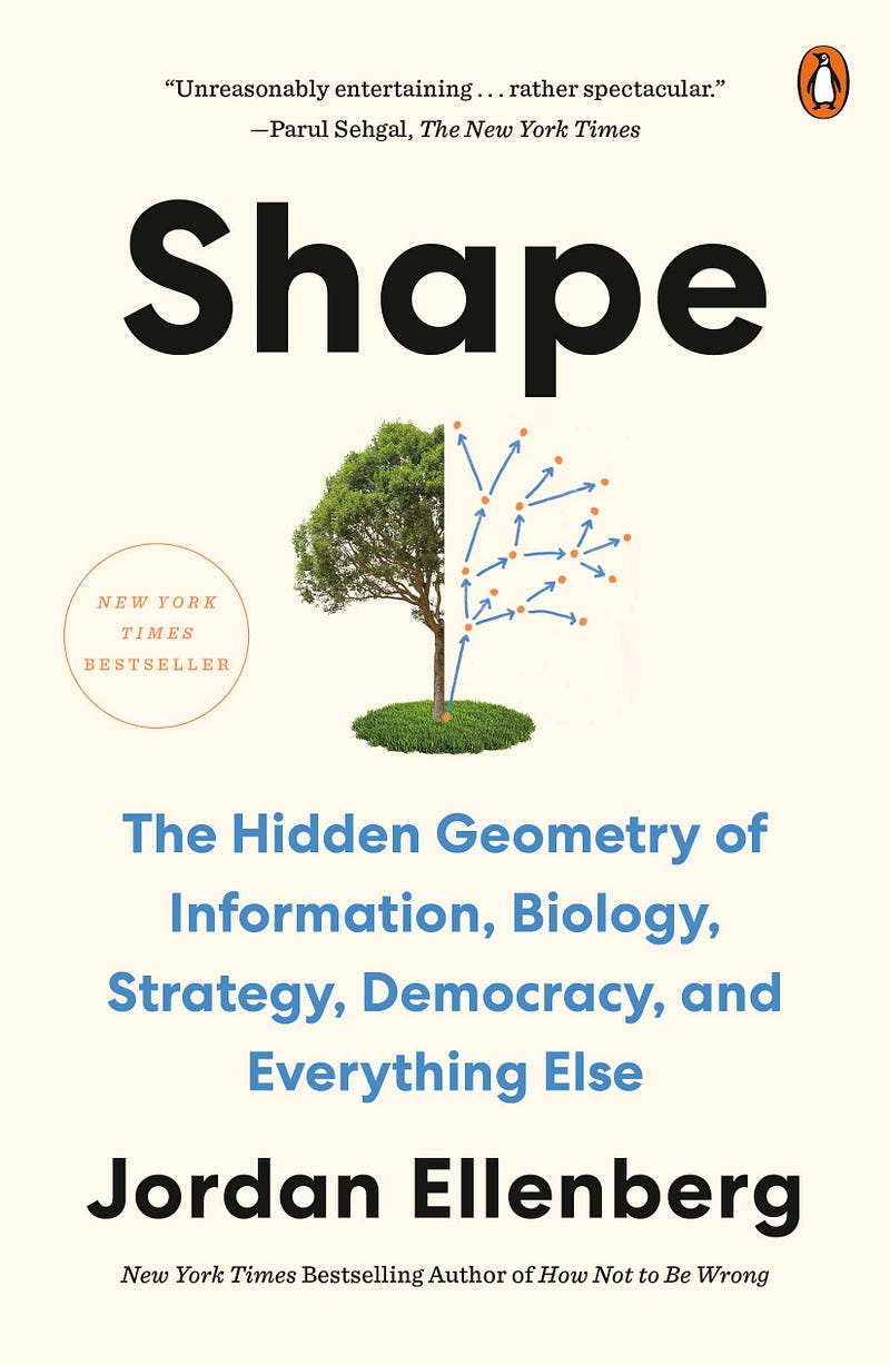 Book cover of "Shape: The Hidden Geometry of Absolutely Everything"