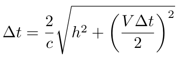 Total path length equation