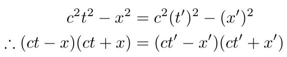 Reframed Lorentz transform equation