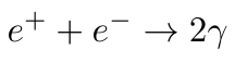 Particle annihilation equation